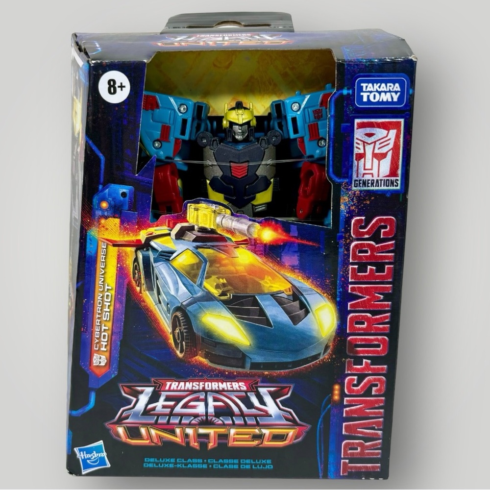 Transformers Hasbro Legacy United Deluxe Class Cyberton Universe Hot Shot!